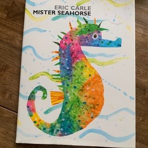 Mister seahorse by Eric Carle hardback dust cover